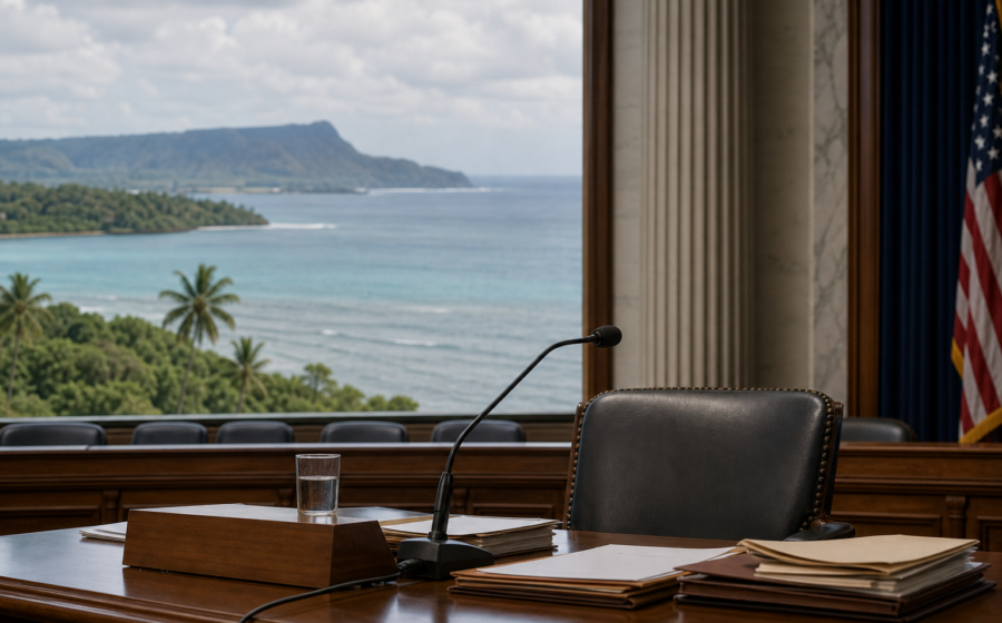 Editorial illustration for Documents clash with RFK Jr.’s Senate account of 2019 Samoa trip