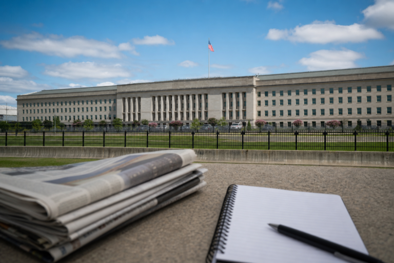 Editorial illustration for Stars and Stripes leaders sue Pentagon over termination notices