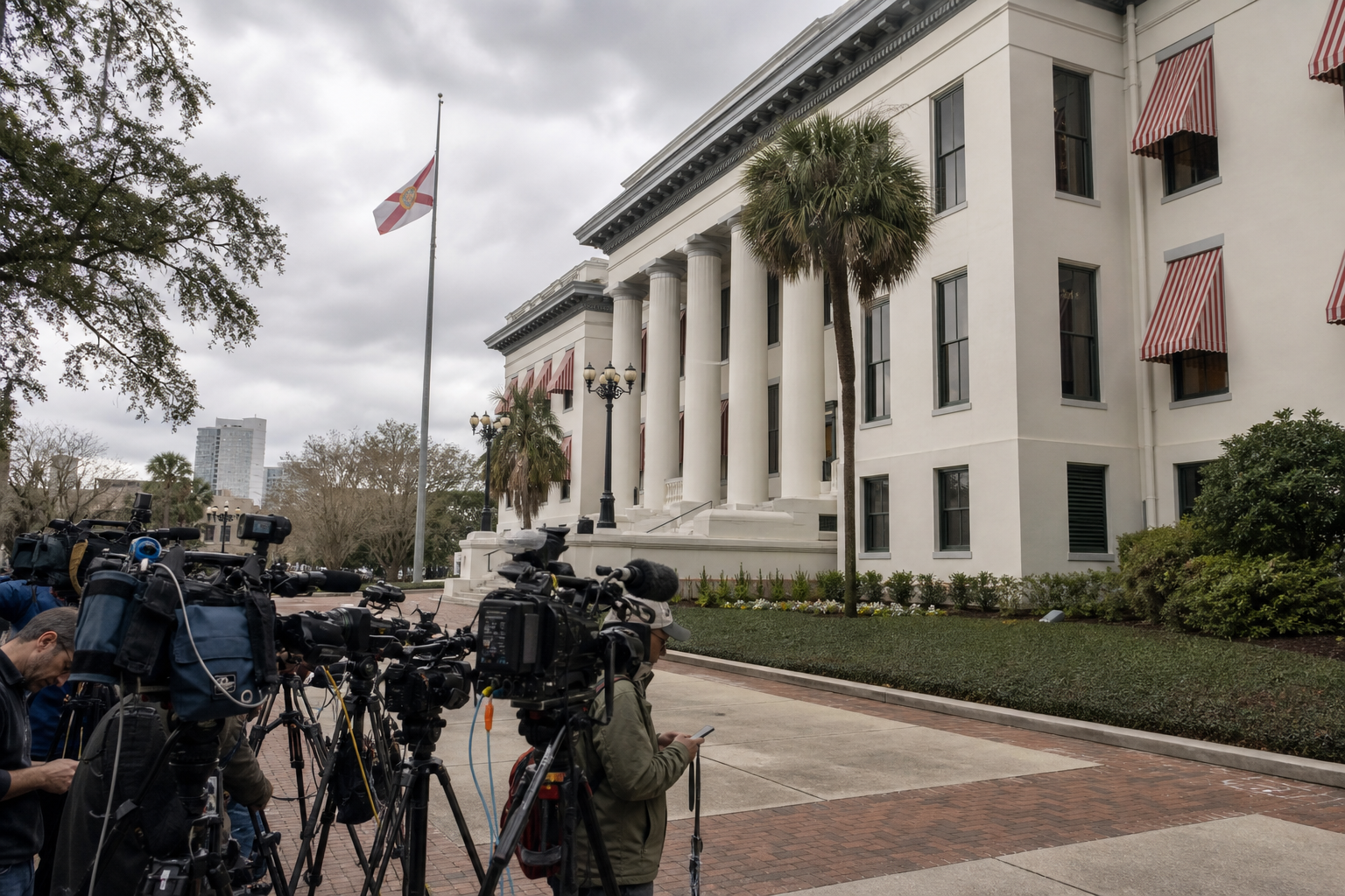 Editorial illustration for Florida grand jury says $10 million was misused in Hope Florida deal; no charges filed