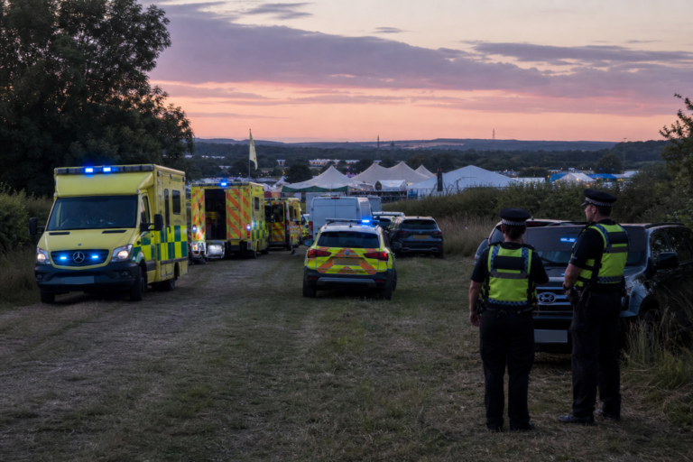 Editorial illustration for Man Dies After Sign Falls at Big Church Festival in West Sussex