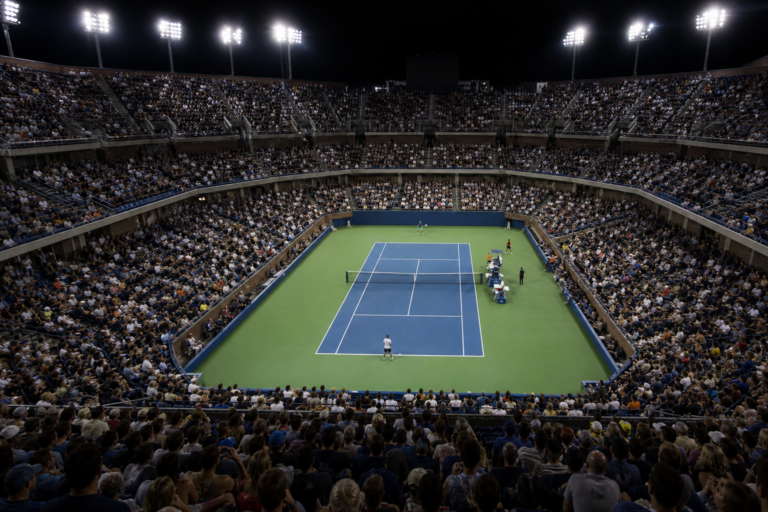 Editorial illustration for US Open Opens With Tennis’ Usual Hierarchy Suddenly Less Certain