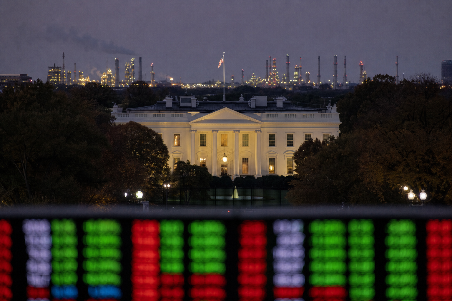 Editorial illustration for Trump’s energy-stock disclosures raise a transparency question, not proof of self-dealing