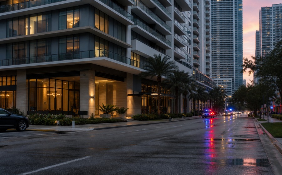 Editorial illustration for Miami judge denies bond to Brickell man charged in mother’s stabbing death