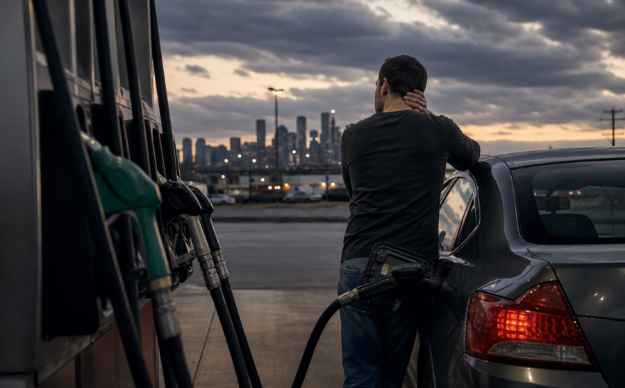 Editorial illustration for Oil Nearly Hit $100 After Saudi Attacks, Putting Inflation and the 2026 Midterms Back on Edge