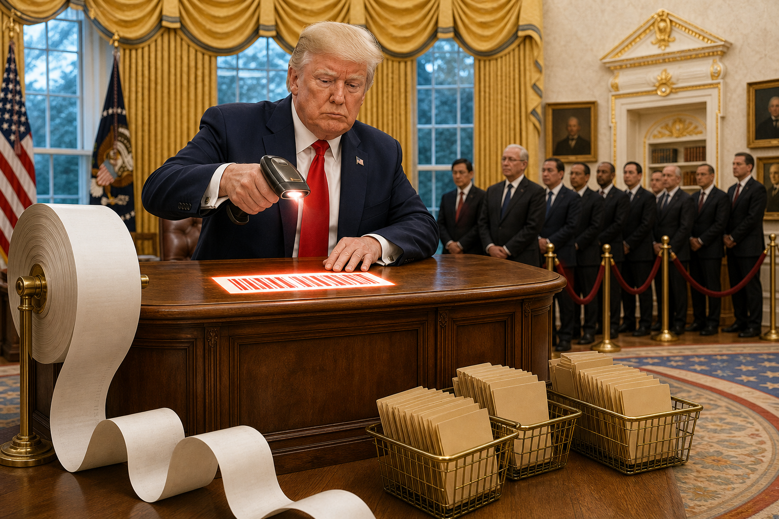 Editorial illustration for Trump Opens Sanctions Return Counter for Belarus