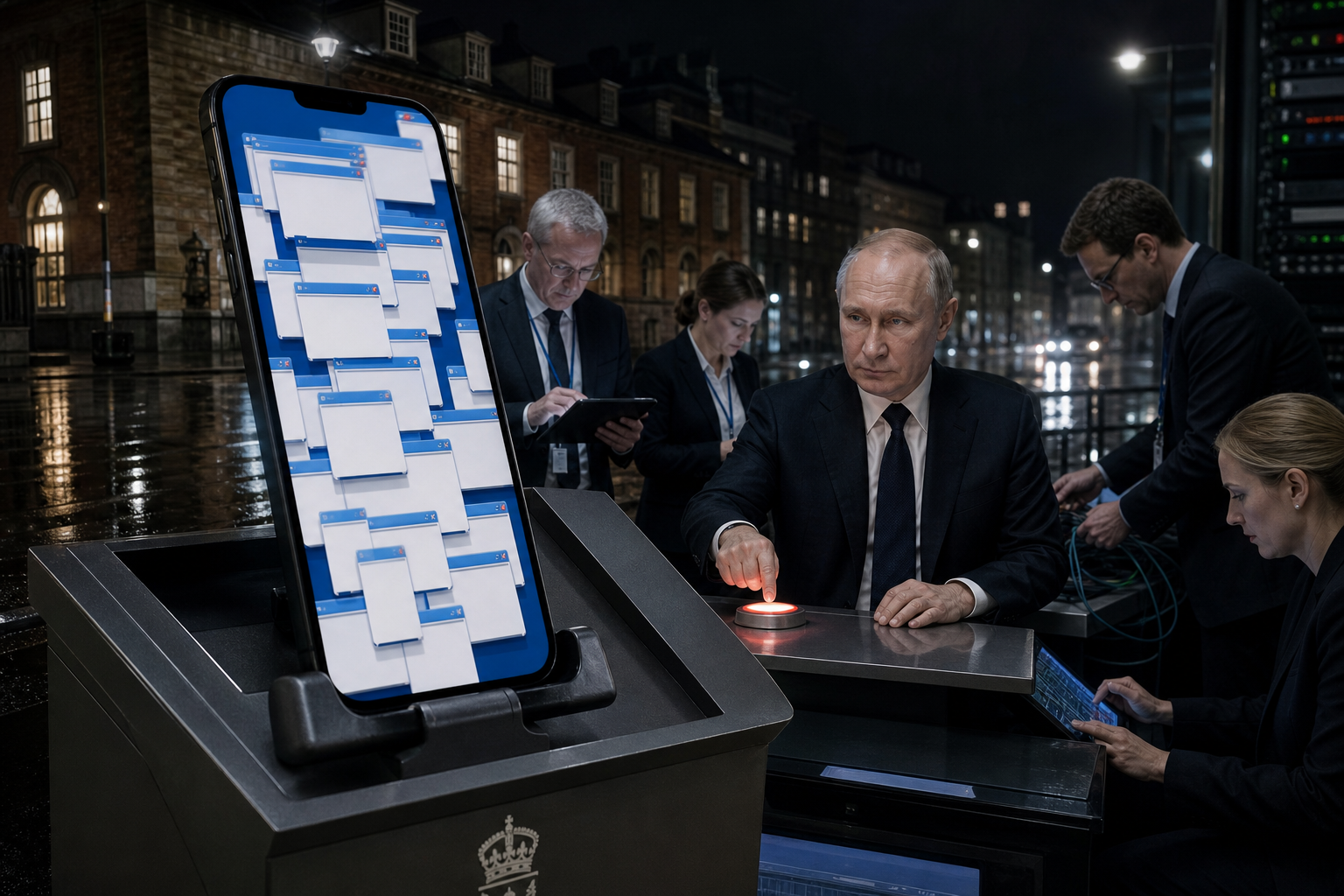 Editorial illustration for Russia Threatens Denmark With 400,000 Uncloseable Parking-App Pop-Ups
