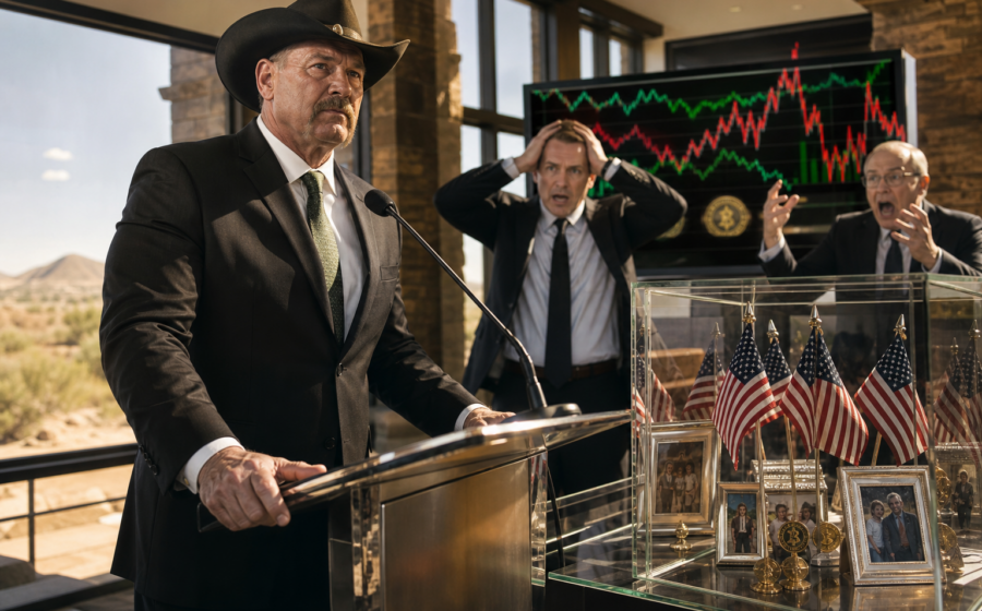 Editorial illustration for Mark Lamb Campaign Starts Moral Offset Market for Family Values