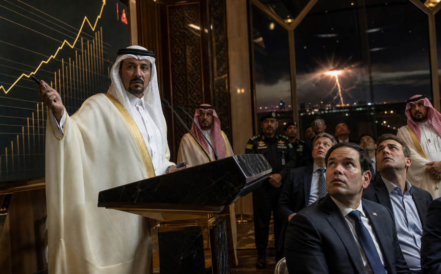 Editorial illustration for Saudi Arabia Takes Houthi Missile Threat to Investor Relations