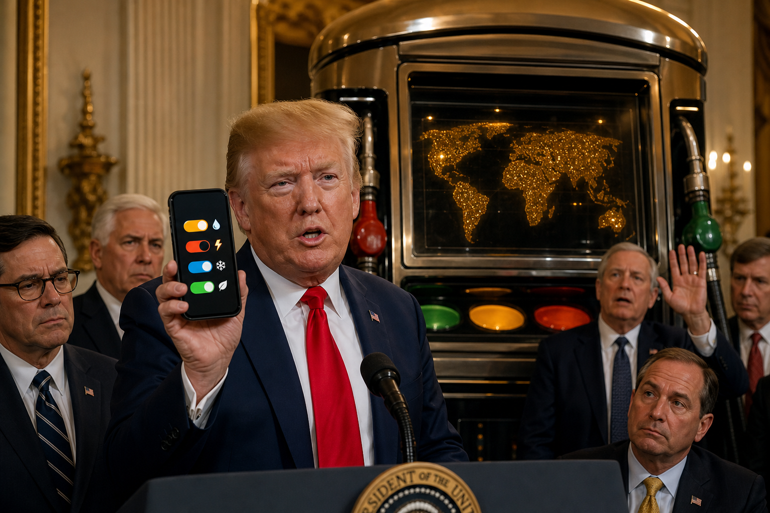 Editorial illustration for Trump Turns Russian Diesel Into a Premium Values Add-On