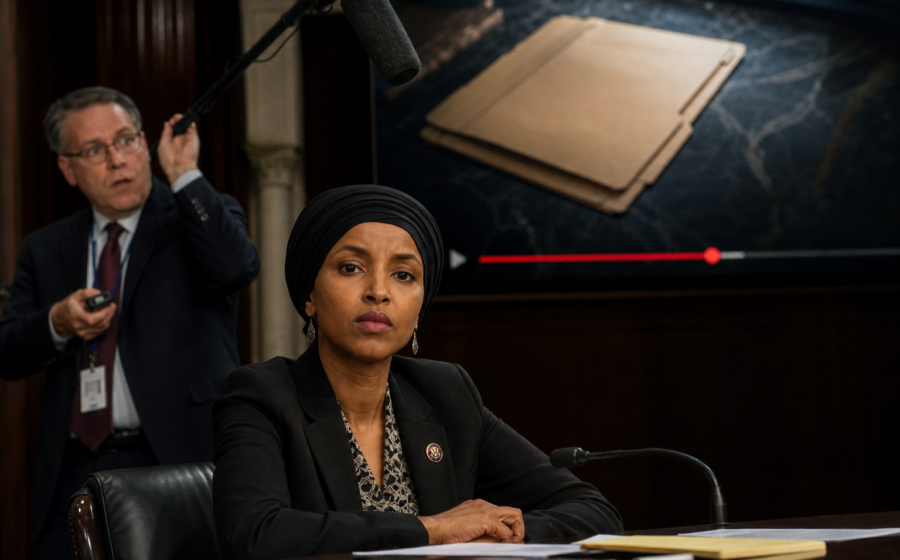 Editorial illustration for DHS Drops ‘Strong Case’ Trailer Before Ilhan Omar Court Hearing