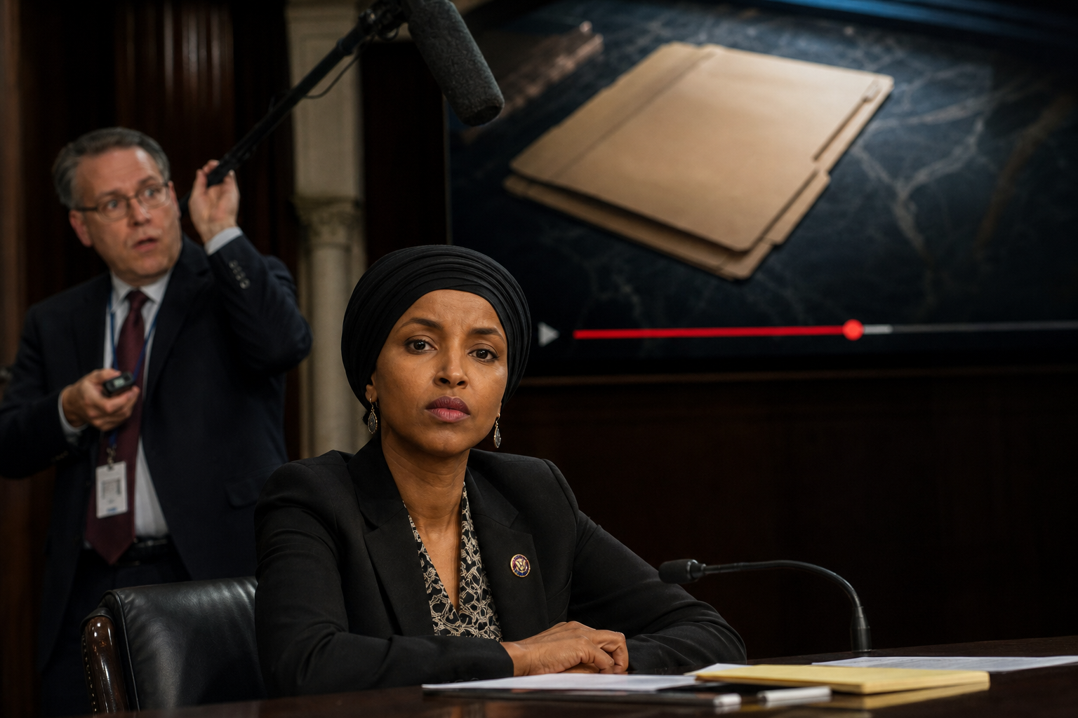 Editorial illustration for DHS Drops ‘Strong Case’ Trailer Before Ilhan Omar Court Hearing