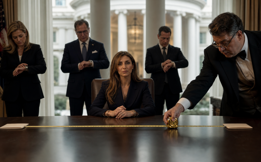 Editorial illustration for Habba’s $50 Million Deal Prompts White House to Hire a Coincidence Coach