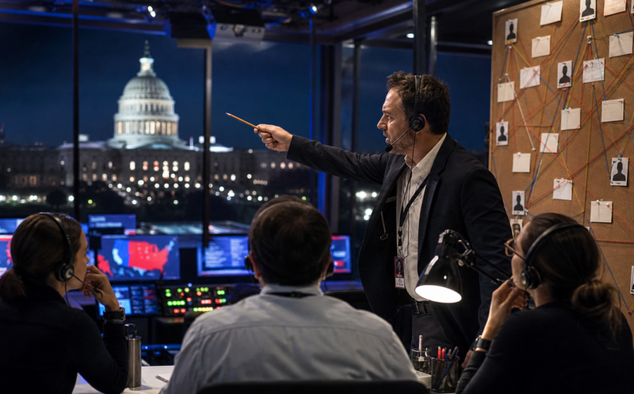 Editorial illustration for Fox Gives Congress Notes Before Its Big Midterm Season Finale